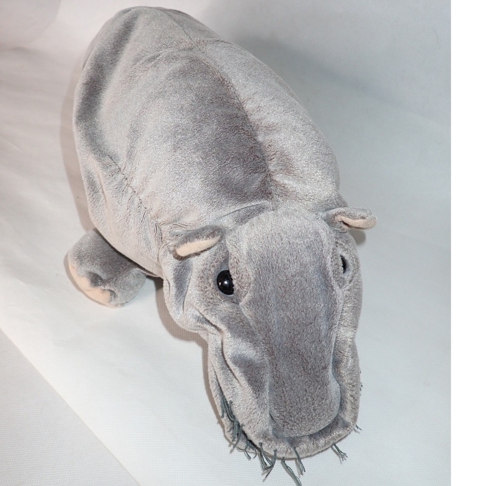 NCIS Bert the Hippo Farting Plush Stuffed Animal Grey 12"  Folkmanis Puppet READ - Picture 5 of 8